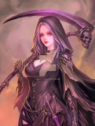 Lady reaper Meme Template