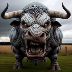 angry cow Meme Template