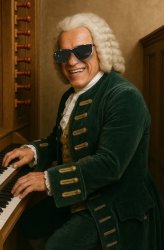Schwarzenegger I'll be Johan sebastian bach Meme Template