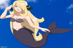 mermaid cynthia Meme Template