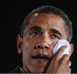 Obama tears Meme Template