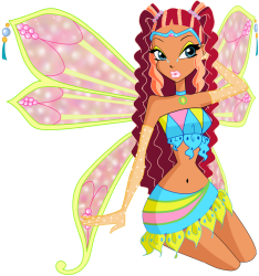 Layla/Aisha Blue Enchantix Meme Template