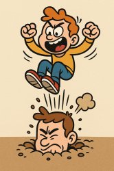Jump in head Meme Template