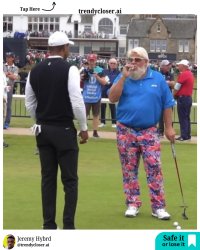 _m4 apr oct w4 - 53 - John Daly golfer Championship win Meme Template