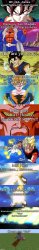 Drama guy vs vegito Meme Template