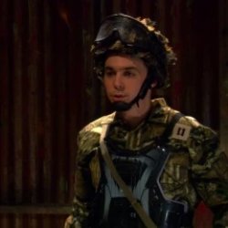 Sheldon Cooper Paintball Meme Template