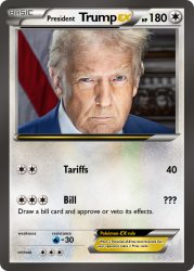 Trump Card Meme Template