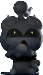 Marshadow yawning Meme Template