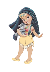 Young Toddler Pocahontas Meme Template
