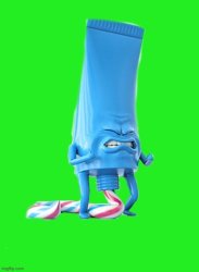 Constipated toothpaste guy Meme Template