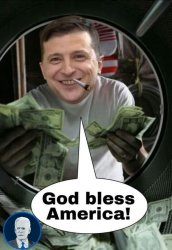 Zelensky money laundering Meme Template