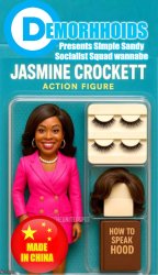 Jasmine Crockett doll Meme Template