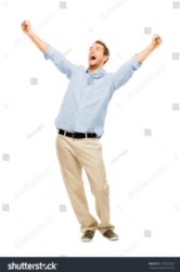 Happy Man with Watermark Meme Template
