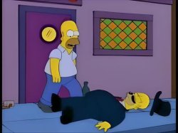 Homer Dog with Fluffy Tail Meme Template