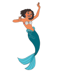 mirabel mermaid Meme Template