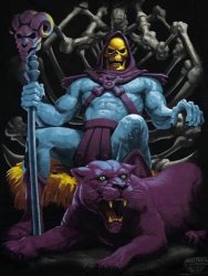 Skeletor with Panthor Meme Template