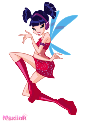 Winx club Musa 1 season charmix base HD Meme Template