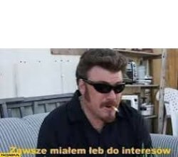 Łeb do interesów Meme Template