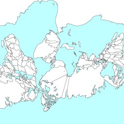 Cursed inverted earth Meme Template