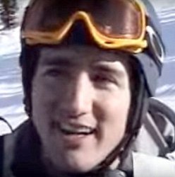 Trudeau ski Meme Template
