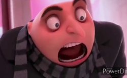 Gru Scream Meme Template