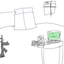zavier room tour (he sleeps in midair) Meme Template
