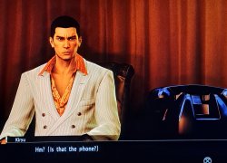 Kiryu phone Meme Template