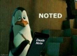 Death Noted Meme Template