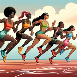 Women sprinters Meme Template