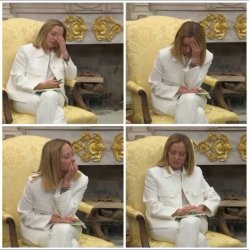 Meloni Four Stages of Regret Meme Template