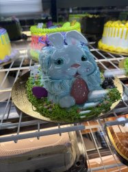 Melting Bunny Cake Meme Template