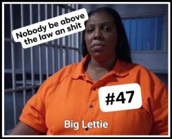 Big Lettie in prison Meme Template