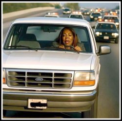 Letitia James flees white Ford bronco Meme Template