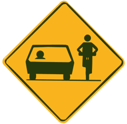 Share the road sign Meme Template