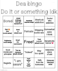 Dea bingo Meme Template