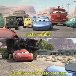 Combina con el resto del lugar Meme Template