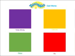 Teletubbies Cast Meme Meme Template