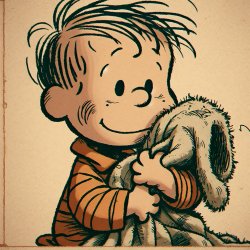Linus with blanket and warm memmories Meme Template