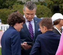 Hegseth phone Meme Template