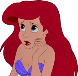 ariel sad Meme Template