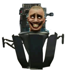 glitch toilet front Meme Template