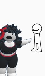 Claire and asdfmovie guy Meme Template