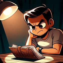 Man looking at journal than angry Meme Template