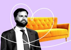 JD Vance and Couch Meme Template