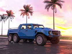 Lamborghini LM002 6X6 Meme Template
