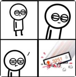 Reddit Upvote falling down Meme Template