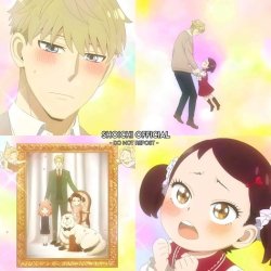 cute anime moment Meme Template