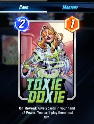 Toxie Doxie marvel snap Meme Template