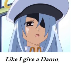 Like I give a damn. Meme Template