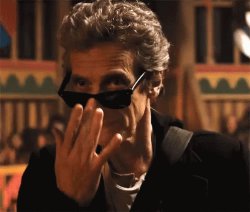 Peter Capaldi smile and sunglasses Meme Template